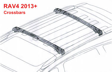 Κίνα OE διαγώνιοι φραγμοί ύφους για το 2013 2016 ράγες ραφιών αποσκευών στεγών της Toyota RAV4 προμηθευτής