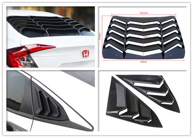 Κίνα Οπίσθια και δευτερεύοντα παραθυρόφυλλα παραθύρων αυτοκινήτων αθλητικού ύφους για Honda Civic 2016 2018 προμηθευτής