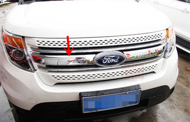 Κίνα Εξωτερική διακόσμηση αυτοκινήτου Τμήματα μπροστινού πλέγματος Τρίμ Strip Για Ford Explorer 2011 προμηθευτής