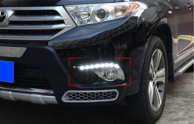 Κίνα Ατομικό μέρος LED Ημερήσιο φωτισμό DRL για Toyota Highlander 2012 2013 με χρωματοποιημένο περιθώριο προμηθευτής