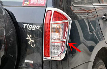 Κίνα Αυτόματες καλύψεις προβολέων συνήθειας, πλαίσιο χρωμίου λαμπτήρων ουρών Chery Tiggo 2012 προμηθευτής