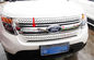 Εξωτερική διακόσμηση αυτοκινήτου Τμήματα μπροστινού πλέγματος Τρίμ Strip Για Ford Explorer 2011 προμηθευτής