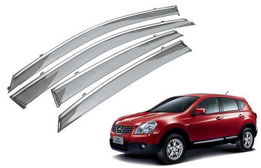 Καλή τιμή. Ασπίδα βροχής για Nissan Qashqai 2008 - 2014 με ταινία από ανοξείδωτο χάλυβα σε απευθείας σύνδεση