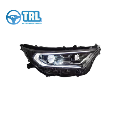 Φώτα Toyota Rav4 πλαστικό Λευκό / Chrome / Μαύρο LED / Χαλογένιο Φώτα Αυτοκινήτου