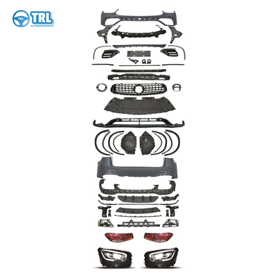 Καλή τιμή. Η Mercedes Benz GLC W256 2016-2019 αναβάθμιση σε AMG πλαστικό / χάλυβα πλήρες κιτ σώματος για τροποποίηση σώματος αυτοκινήτου ορίζει την απόλυτη μεταμόρφωση σε απευθείας σύνδεση