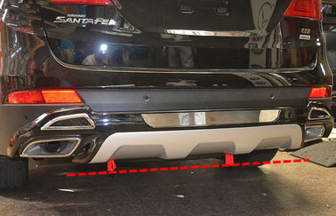 Καλή τιμή. HYUNDAI GRAND SANTAFE Προστατευτικός μπαμπερόριος πίσω φρουρός με χρώμιο σε απευθείας σύνδεση