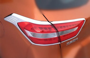 Καλή τιμή. ABS Chrome Tail Car Headlight Covers Για Hyundai ix25 2014 Οπίσθια φωτεινή περιφέρεια διακόσμηση σε απευθείας σύνδεση